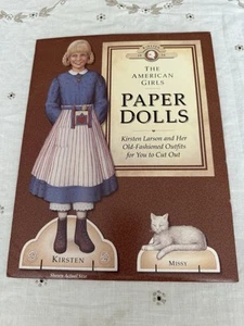 Muñecas de papel Kristen Larson The American Girls paquete American Girl juego artesanía - Imagen 1 de 2