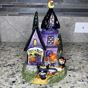 Blue Sky Clayworks - Hello Kitty Halloween truco o trato vela casa Kumori - Imagen 1 de 13