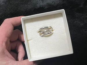 Spinelli Kilcollin Sterling Silver Linked Ring US6 ISO51 Elegant Design rare - Picture 1 of 4