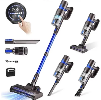 Cordless Vacuum 45KPa 550W Stick Cleaner w/ Touch Screen & 50 Min Runtime - Image 1 of 4