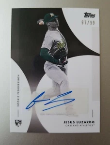 JESUS LUZARDO 2020 TOPPS ON-DEMAND ROOKIE PROGRESSION BLACK AUTO 97/99 - Picture 1 of 2