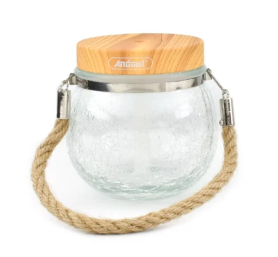 Umidificatore RGB Andowl, 8 LED-uri, 5W, ABS, 400 ml, transparente, Casa - Immagine 1 di 4