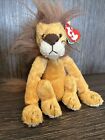 Ty Beanie Babies Attic Treasures Kingston The Lion With Tag.