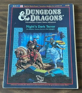 Dungeons & Dragons Night's Dark Terror | B/X 1 | TSR-UK {UP/COMPLETE} VERY RARE - Picture 1 of 5