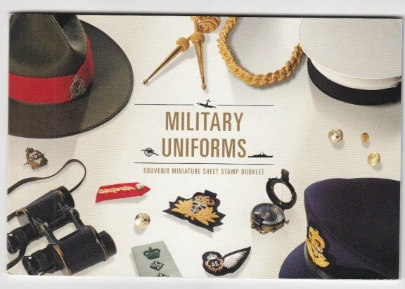 Uniformes militares da Nova Zelândia livreto de prestígio sem marca de charneira - Imagem 1 de 1