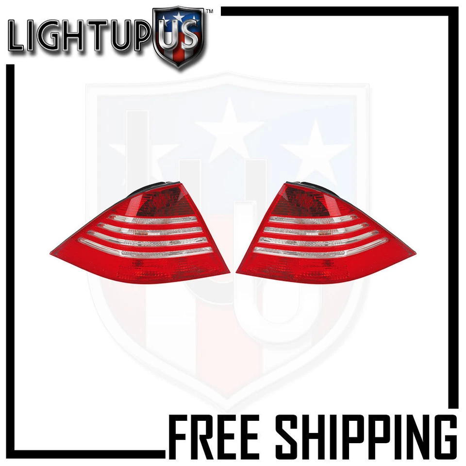 2003-06 MERCEDES BENZ S350 S430 S500 S55 S600 S65 Left Right Pair Tail Lights - Image 1 of 1