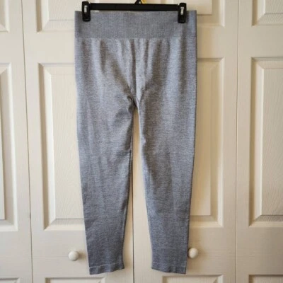 Legging de tiro alto sin costuras No Boundaries espalda acanalada gris jaspeado XXL Foto 1 de 4