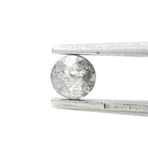 Rustic Natural Diamond 0.29tcw Salt Pepper Sparkling Round Tambuli Cut For Jewel - Picture 1 of 14