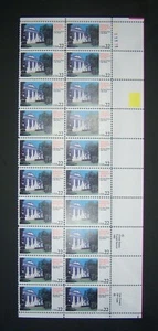 Scott # 2167, US strip of 20, 22 cent, Plate/ Zip Block, Arkansas Statehood - Picture 1 of 1