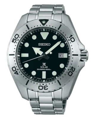 精工 ProspeX SBDJ009 太阳能钛潜水表 200 米 Pro 水肺手表 V157 日本 — 第 1/2 张图片