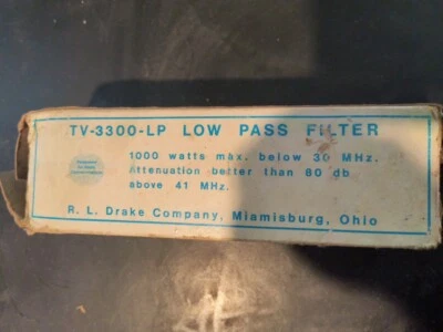 Drake TV-3300-LP Low Pass Filter  - Image 1 of 4