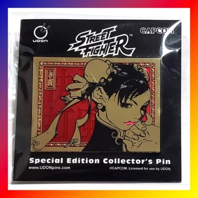 SDCC 2024 CHUN-LI Red ENAMEL PIN Lapel STREET FIGHTER III 3rd Strike CAPCOM Udon - Image 1 of 2