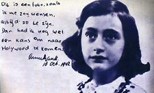 ANNE FRANK Signed Photograph - Jewish Holocaust Victim World War II - preprint