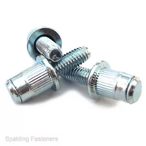 Pernos de remache de cabeza plana de zinc M5 x 15 mm M6 x 15 mm y M8 x 20 mm - Imagen 1 de 1