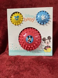 Disney Baby Sensory Balls Mickey Mouse Ages 6M+ NEW IN PACKAGE - Picture 1 of 9