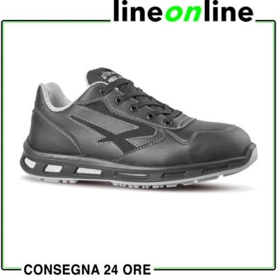 Scarpe antinfortunistiche U-Power Linkin S3 CI SRC nere basse Metal free