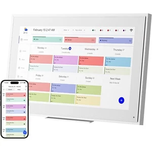 Digitaler Wandkalender 15,6 Zoll, Smart WiFi Kalender 2025 & Hausarbeitstabelle, Full HD - Bild 1 von 7