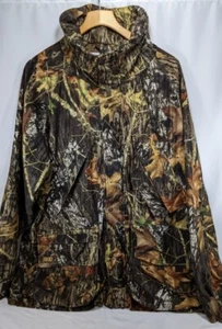 GAMEHIDE Mens Hush Hide Hunting Jacket Size XL Mossy Oak Break Up Camo No Hood - Picture 1 of 14