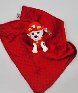 Handmade Lovey Paw Patrol Pup Marshall Plush Security Blanket for Kids - Picture 1 of 6