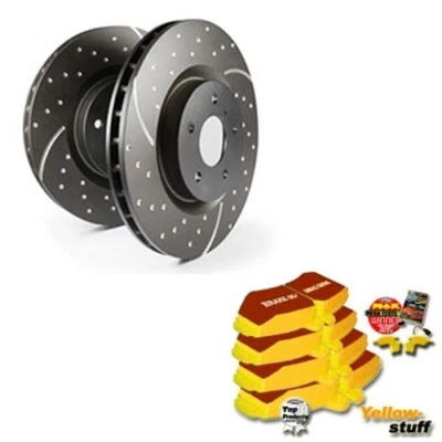 EBC B08 Front Brake Kit Pads Discs for Porsche 924 944 - Image 1 of 4