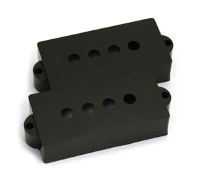 Black P Bass® Precision Single Coil Split Pickup Covers PC-0951-023 - Picture 1 of 1