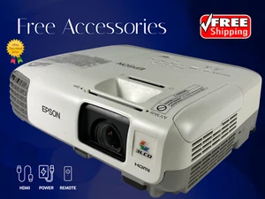 2700 Ansi Tri-Lcd Projecteur pour Powerpoint Vidéo Présentation 1080i HDMI Pack - Photo 1/9