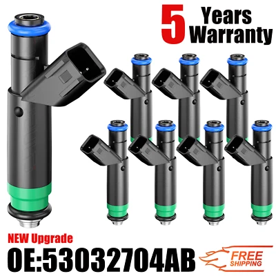 Juego de 8 inyectores de combustible para camioneta Ram Jeep Grand Cherokee Dodge 1500 Durango Foto 1 de 4