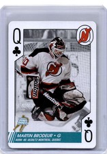 1997-98 Bicycle NHL Hockey Aces MARTIN BRODEUR Queen of Clubs Devils