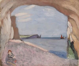Henri Matisse Étretat, La Voile Rouge 1920 17" x 22" Quality Archival Art Prints - Picture 1 of 1