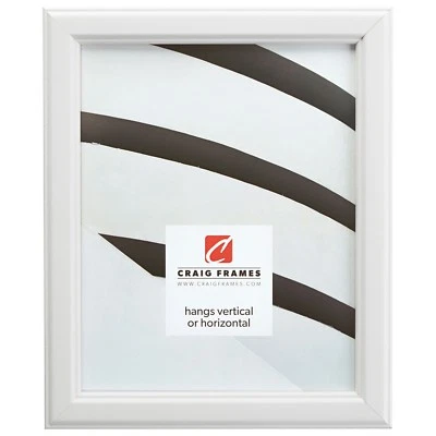 Craig Marcos Tulipán Álamo, Marco de Fotos de Madera Blanca Simple de 1" Marco de Póster Foto 1 de 4