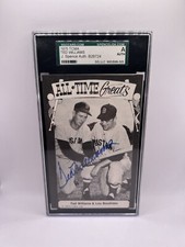 Ted Williams Signed 1975 TCMA All Time Greats Post Card JSA SGC Auto