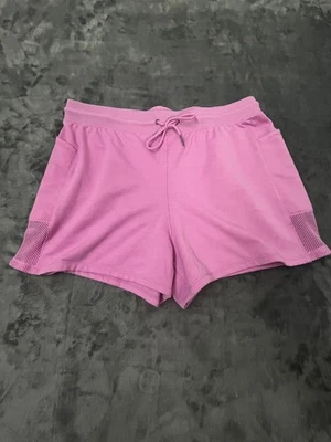 Nine West Active Shorts Women Size 1X Pink Athletic Gym Drawstring Elastic Waist - Image 1 of 4
