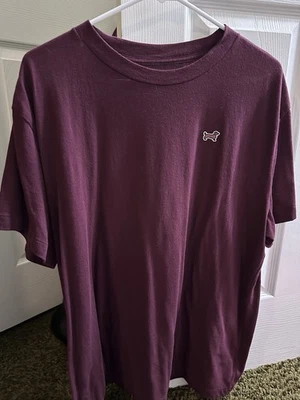 Women’s Victoria Secret PINK T Shirt Tee Maroon Medium - Image 1 of 4