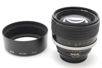 [N MINT w/Hood] Nikon Ai-s Nikkor 85mm f/1.4 AIS MF Portrait Lens F Mount JAPAN - Image 1 of 4