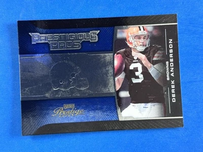 2008 Prestige Prestigious Pros 蓝色 #PPR-2 Derek Anderson Browns #/1000 — 第 1/2 张图片