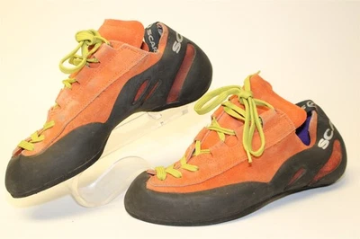 Scarpa Helix Hecho en Italia Hombres Talla 9.5 42.5 Mujeres 10.5 Zapatos de Escalada en Roca con Cordones Foto 1 de 4