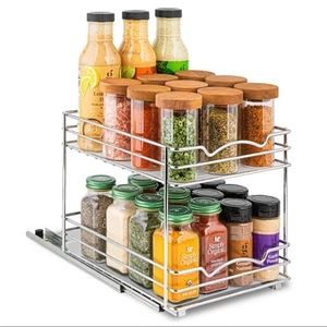 Spice Rack Organizer for Cabinet, Heavy Duty - Pull Out Spice Rack - Picture 1 of 6
