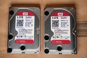 Western Digital Red 3TB SATA 3.5" 6G 5.4K NAS HARD DRIVE - Afbeelding 1 van 1