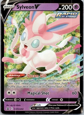 Sylveon V Holo Promo SWSH: Sword & Shield Promo Cards SWSH202 NM - Image 1 of 2