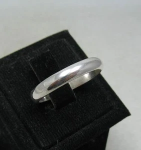 Genuine Sterling Silver Ring Plain Band 2.5mm Solid Hallmarked 925 Handmade - Picture 1 of 4