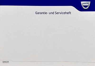 Dacia Serviceheft Wartungsheft Scheckheft - Bild 1 von 3