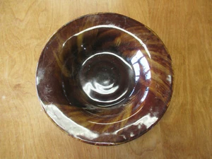 Home TORTOISE SHELL Lg Rim Pasta Bowl 9 5/8" Brown 1 ea 2 available - Imagen 1 de 6