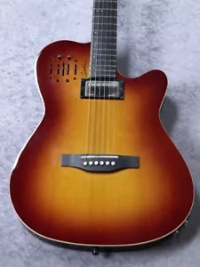 Godin A6 Ultra Cognac Burst 2019 Electric Acoustic Guitar - Picture 1 of 9