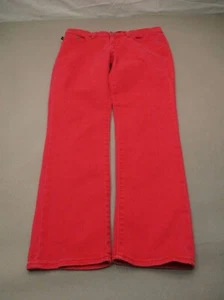 Rock&Republic Size 8 Womens Red Cotton Blend Pockets Stretch Chino Pants 294 - Picture 1 of 11