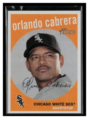 2008 Topps Heritage #114 Orlando Cabrera - Image 1 of 2