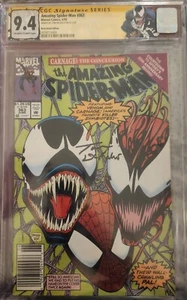 Amazing Spider Man 363 CGC SS 9.4. Individuelles Etikett. 1992. Newstand Edition. - Bild 1 von 3