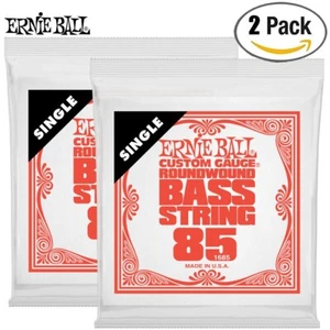 2-PACK Ernie Ball 1685 Nickel Roundwound .085 Electric Bass Single String - Picture 1 of 1