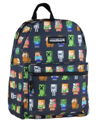 ASTRA licht Rucksack Schulrucksack Schultasche, MINECRAFT - Bild 1 von 2
