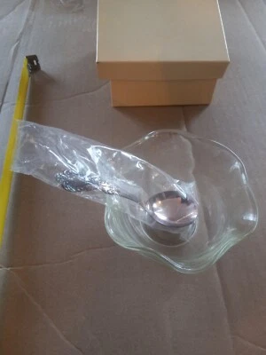 Juego de salsa estriada vintage original Roger's Extra Plate 2 piezas - tazón y cuchara   Foto 1 de 4