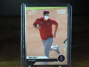 Mike Trout 2020 Topps Now Road to Opening Day Summer Camp Wave Card #OD-451